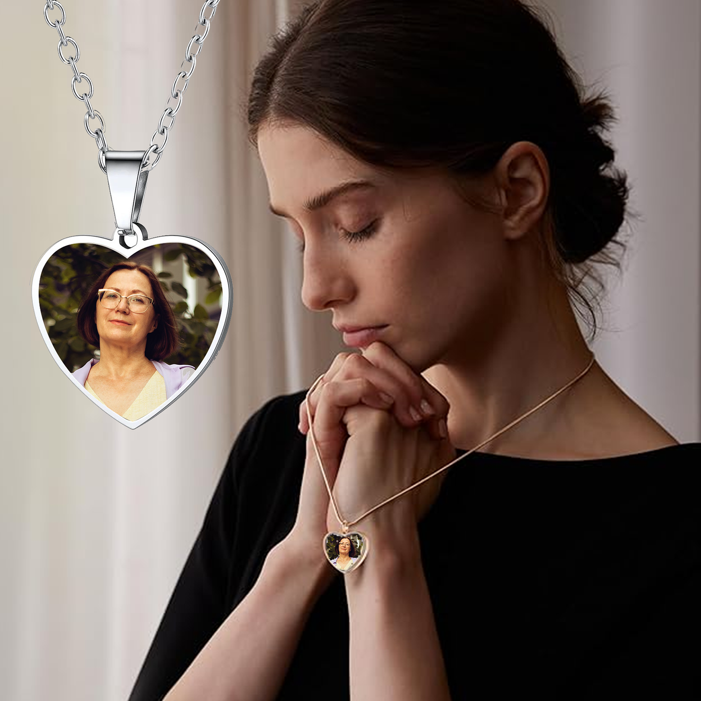 Photo Pendant Memorial Gift